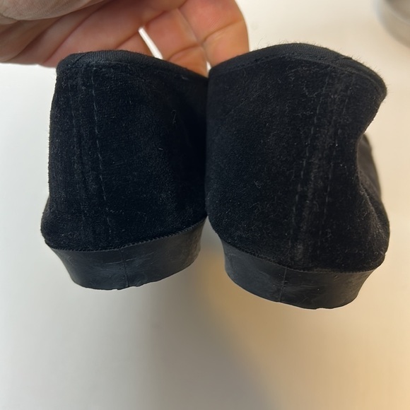 Vintage Gold Bow Slip On Shoes 7 - Picture 4 of 5